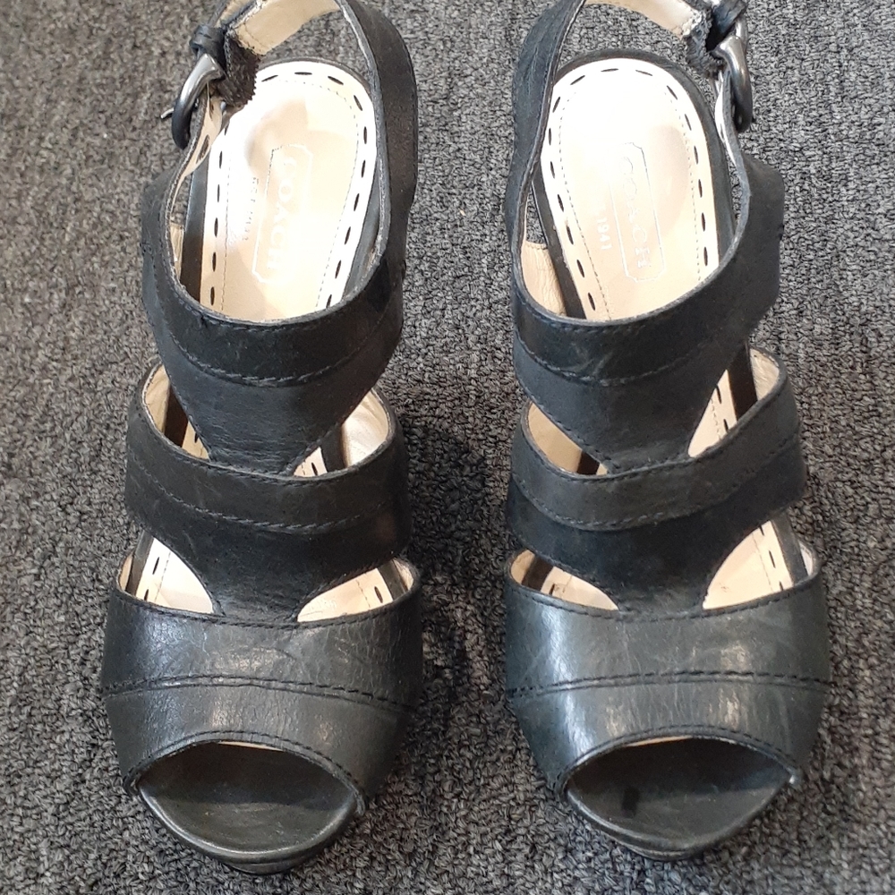 Coach Wedge Heels - Size 5.5